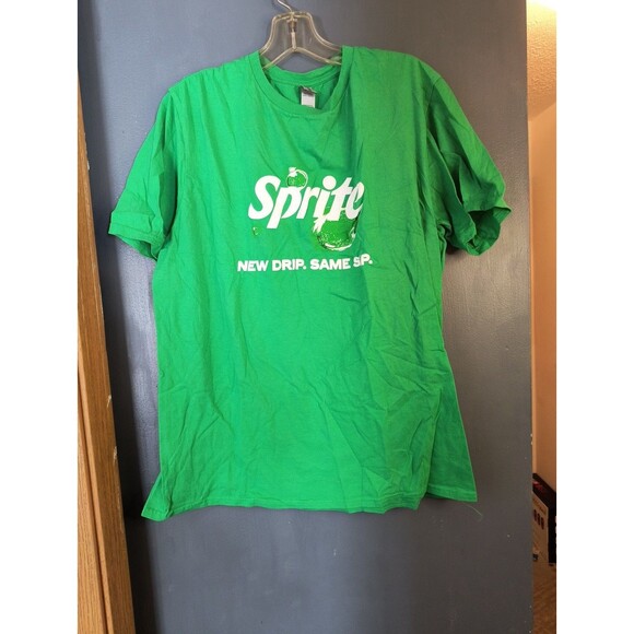 Sprite Shirt Adult Large T Tee Green New Drip. Same Sip. Mens 1758 - Picture 1 of 5